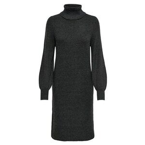 J.Crew Turtleneck Sweater Dress in Supersoft Yarn in Charcoal Gray Alpaca Wool M